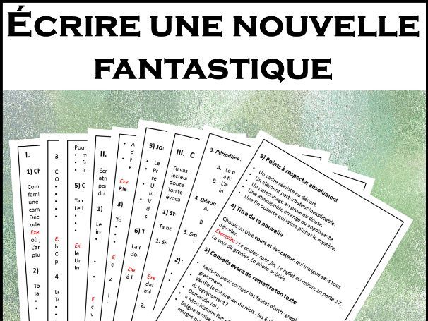 Écrire une courte nouvelle fantastique