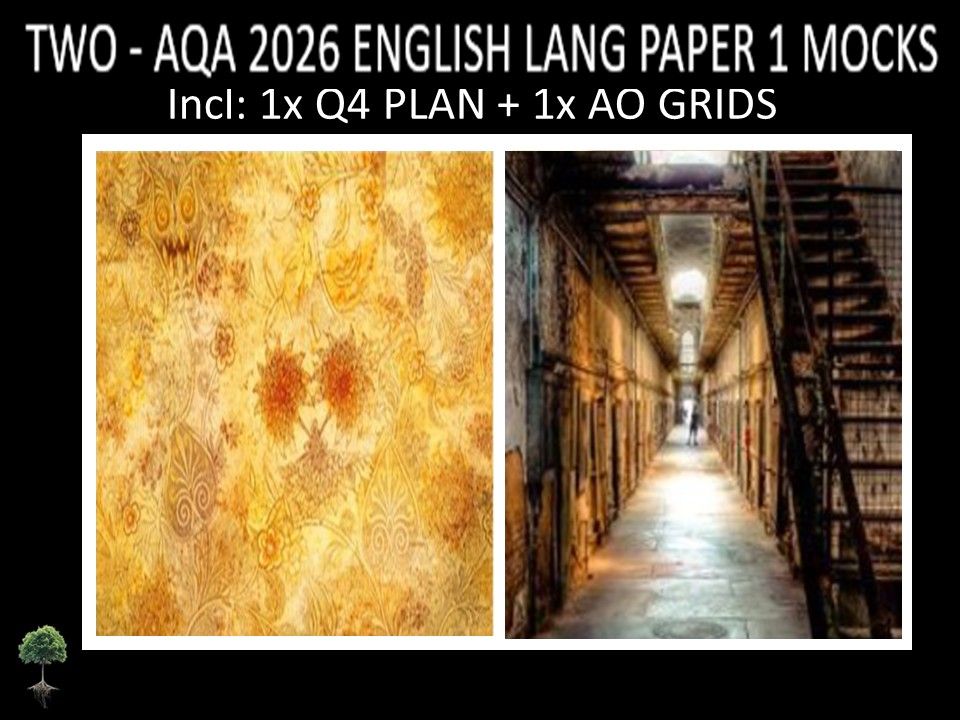 TWO - AQA PAPER 1 | 2026 FULL MOCKS | Q4 PLAN | AO GRIDS