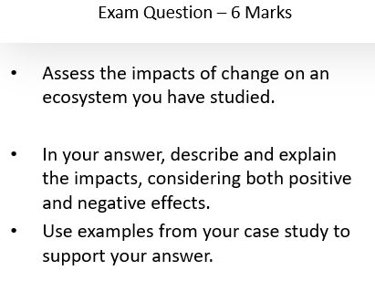 AQA GCSE Geography How Does Change Affect Ecosystems?