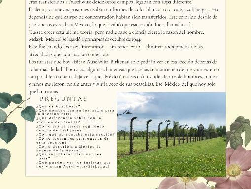 ¿Por qué una sección de Auschwitz era conocida como “México”? – Spanish Reading