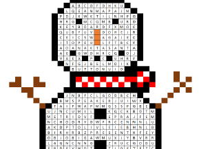 Computer Science Christmas Word Search - Input and Output Devices - xmas