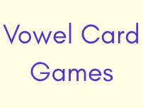 Vowel Card Games