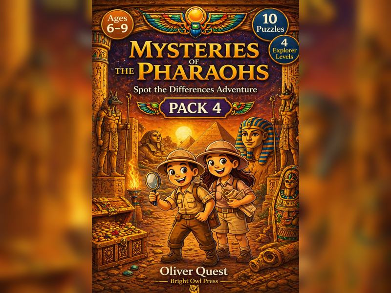 Ancient Egypt Spot the Difference PuzzlePack4