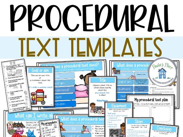 Procedural Text Writing Pack