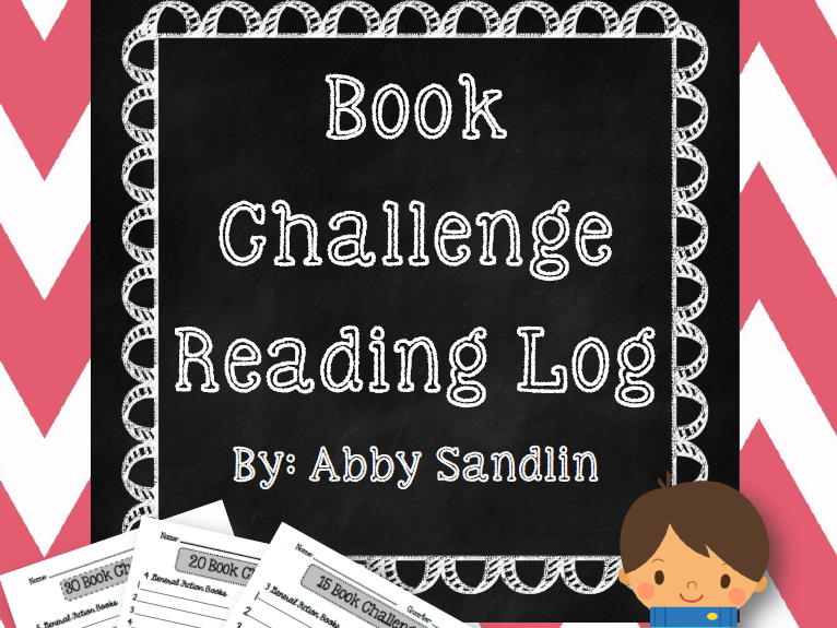 Book Challenge Reading Logs {Freebie!}