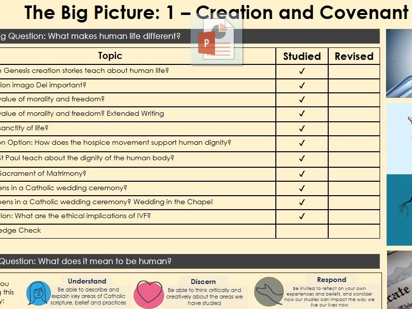 Y9 Creation and Covenant RED