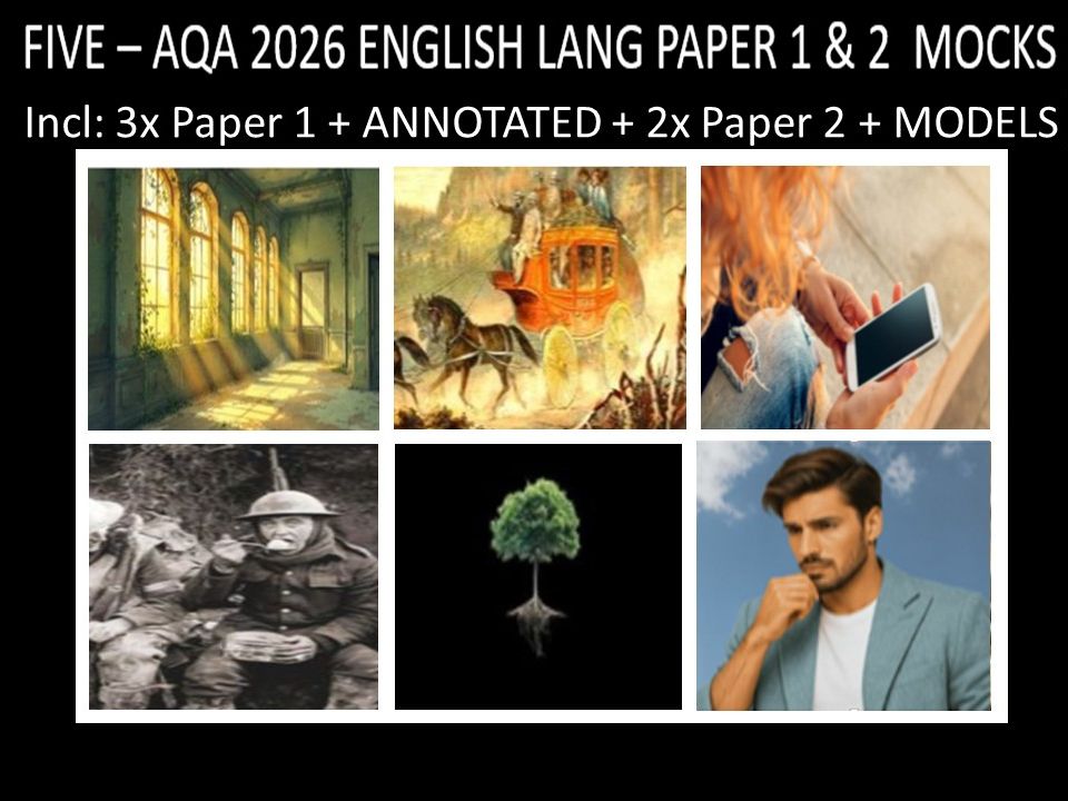 FIVE - AQA PAPER 1 & 2 | 2026 FULL MOCKS | ANNOTATED | MODELS