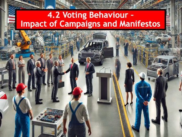 5 Voting Behaviour and the Media - Political Factors - Campaigns and Manifestos