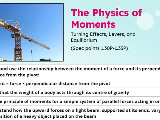 IGCSE Physics: Moments | Edexcel Modular | Unit 1 | L18