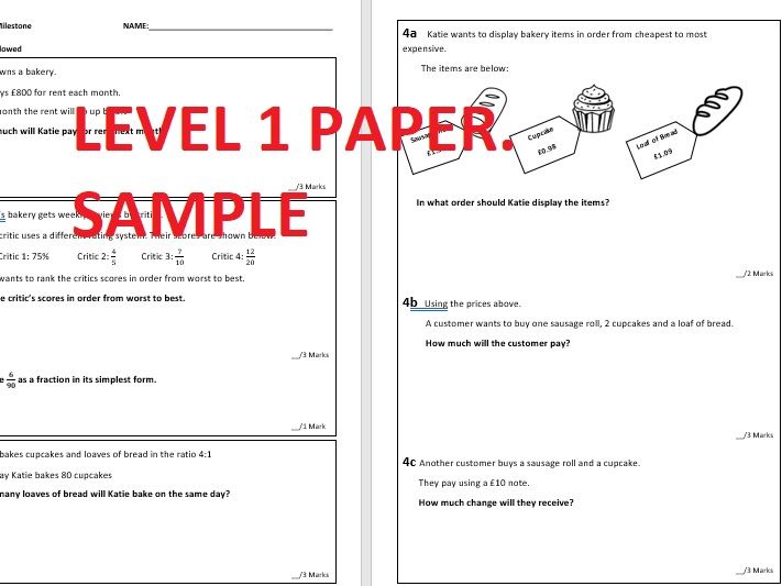 Reformed FS Mathematics: Number Papers