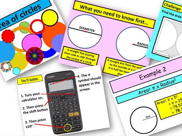 Area of a circle (KS3 or Foundation KS4)