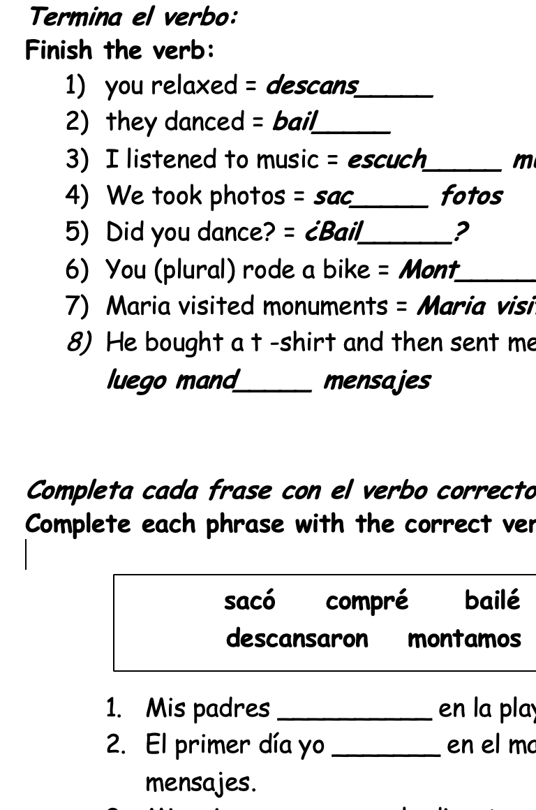Viva 2 Module 1 Mis Vacaciones Complete Chapter | Teaching Resources