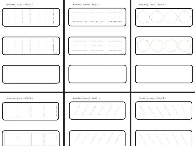 EYFS & KS1 - Handwriting - Autumn 1