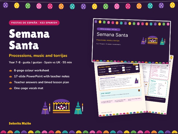 Semana Santa: KS3 Spanish Easter Lesson