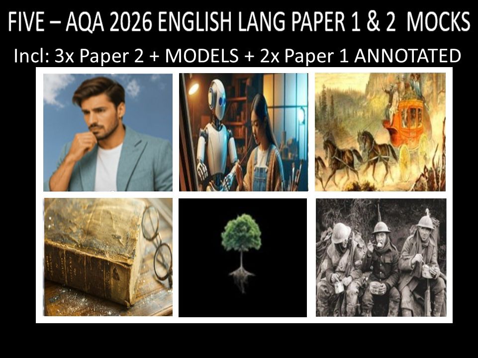 FIVE - AQA PAPER 1 & 2 | 2026 FULL MOCKS | MODELS | ANNOTATED