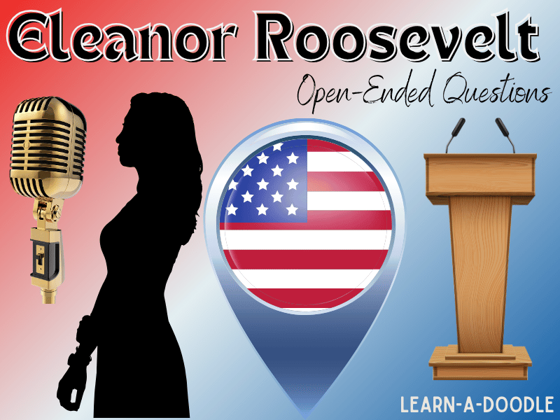 Open-Ended Questions on First Lady Eleanor Roosevelt for Women’s History Month!
