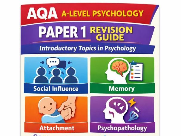 AQA A-level Psychology Paper 1 Revision Booklet - Introductory Topics