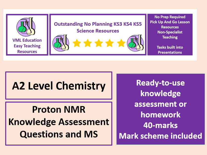 A2 Chemistry Proton NMR Questions With Answers