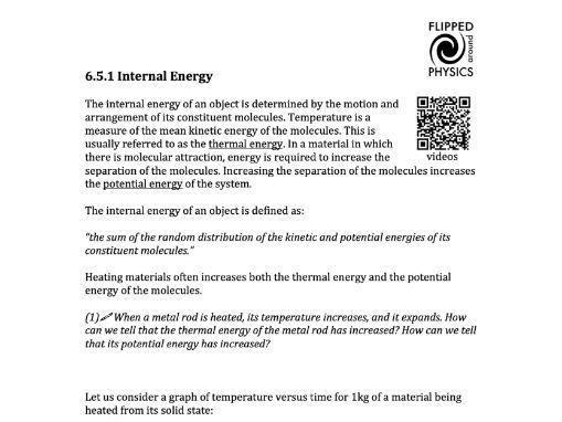 Internal energy