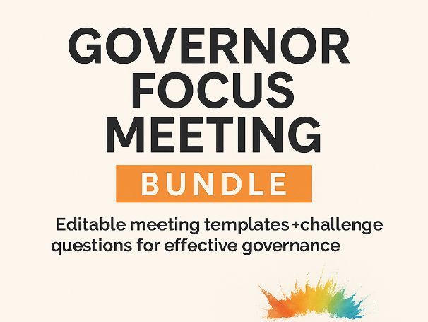 Governor Focus Meeting Bundle – Editable Templates & Challenge Questions