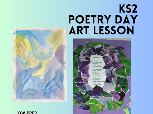 World Poetry Day Art Lesson KS2 | Poetry Illustration Activity Grades 3-5