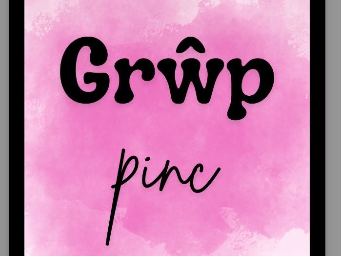 Welsh Colour Group Names