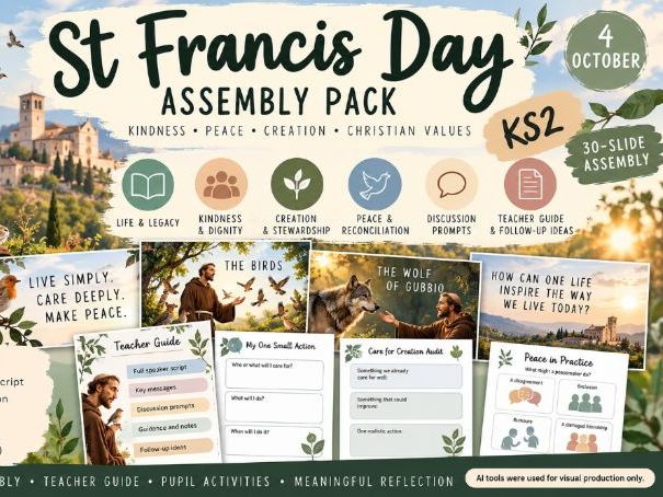 St Francis Day Assembly Pack | KS2