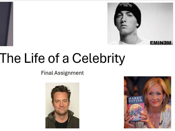 BTEC L2 Health and Social Care - Celebrity project for year 9/10