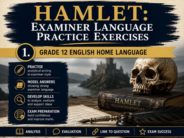 Hamlet: Examiner Language Practice Exercises (Grade 12 English Home Language)
