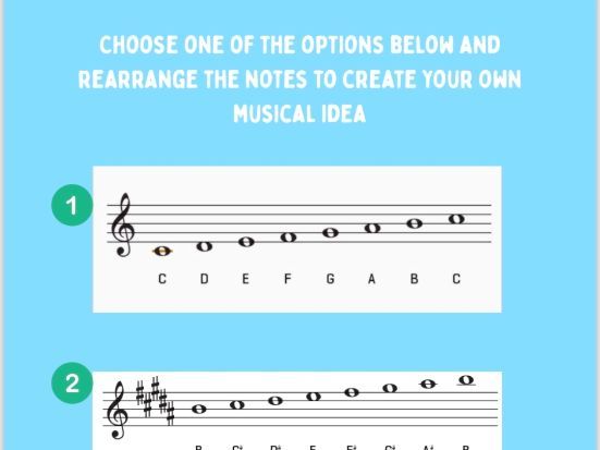 Secondary Music Melodic Composition Worksheet