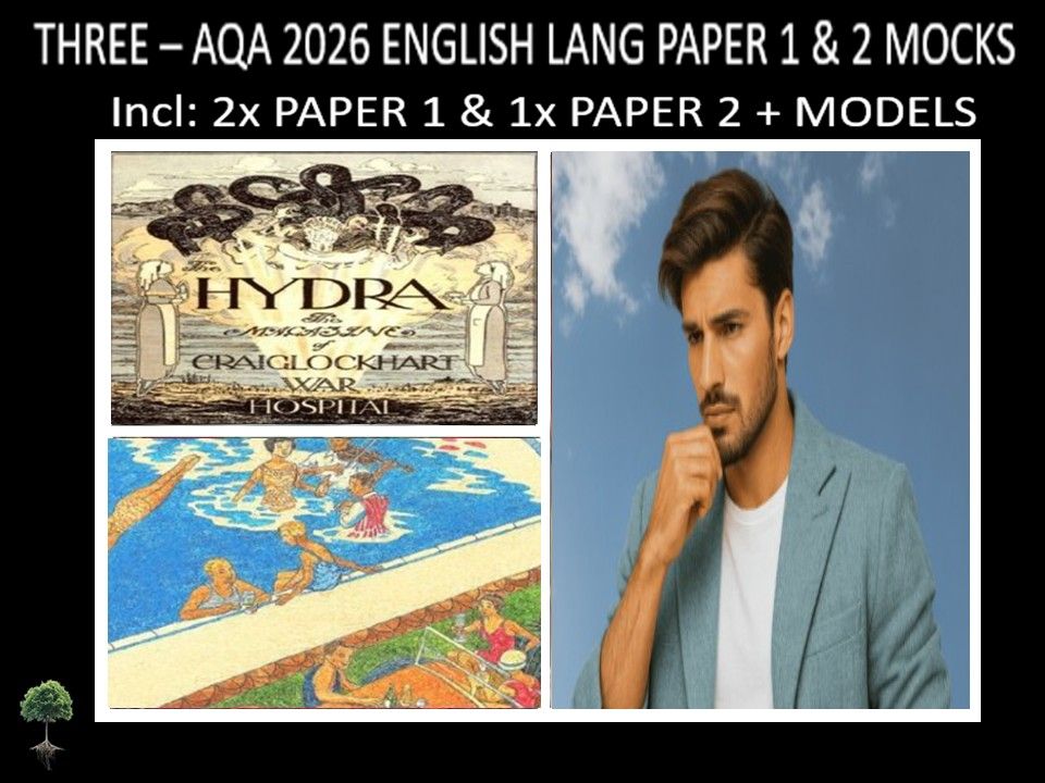 THREE - AQA PAPER 1 & 2 | 2026 FULL MOCKS | MODELS