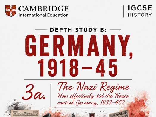 Germany Depth Study - 3A. How effectively did the Nazis control Germany, 1933–45?