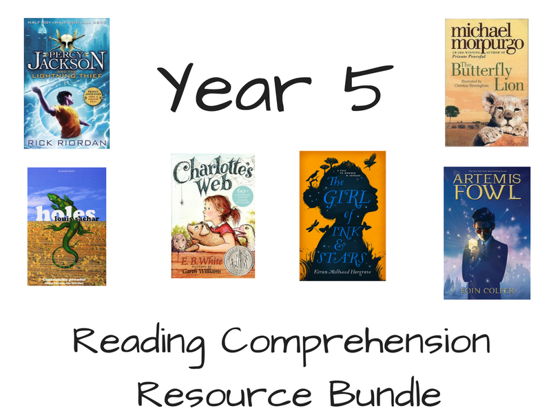 Year 5 Reading Comprehension Bundle