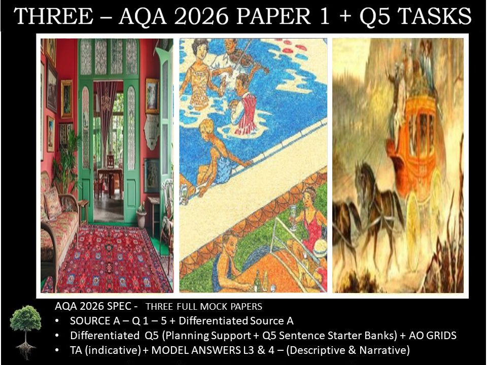 THREE - PAPER 1 | 2026 FULL MOCKS | Q5 TASKS
