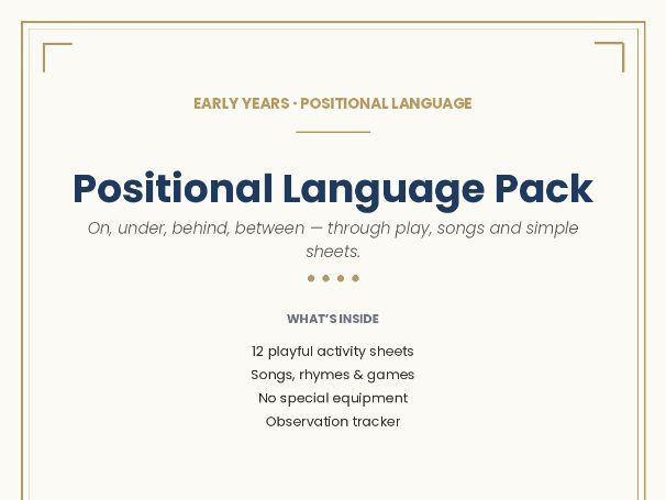 Positional Language Pack
