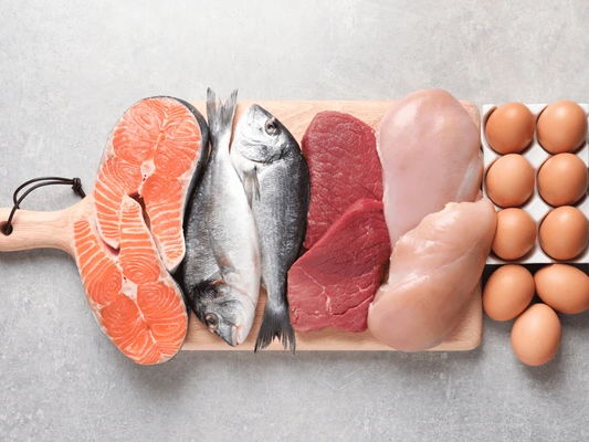 GCSE Food Prep and Nutrition - Meat, Fish, Poultry and Eggs Lesson Bundle