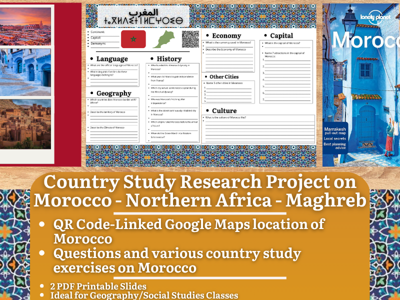 Country Study Research Project - Morocco - North Africa - Maghreb