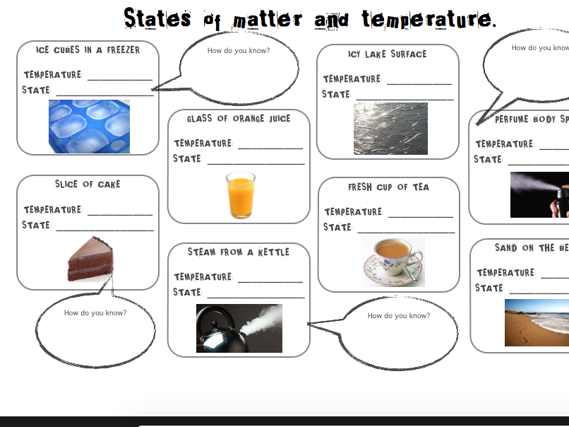 States of Matter Y3