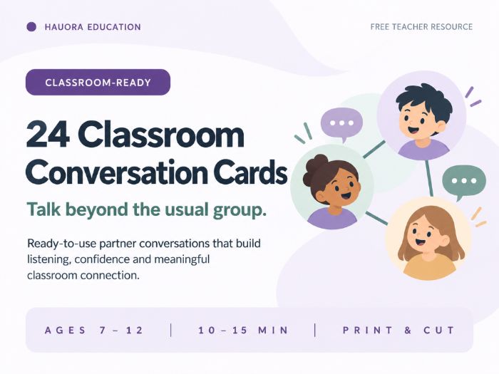 24 Classroom Conversation Cards | Speaking and Listening Activities | KS2