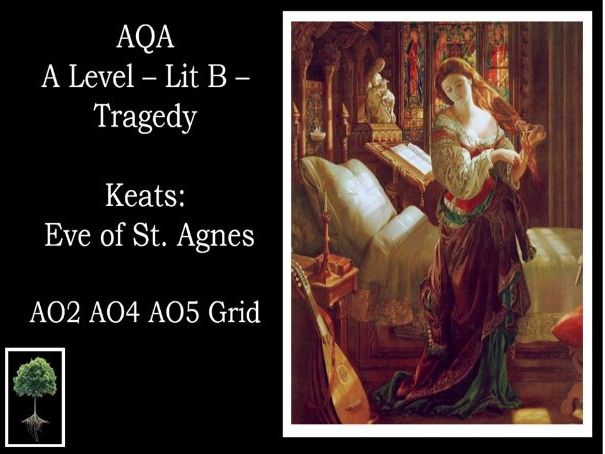KEATS - EVE OF ST AGNES | AO2, AO4, AO5  | GRID
