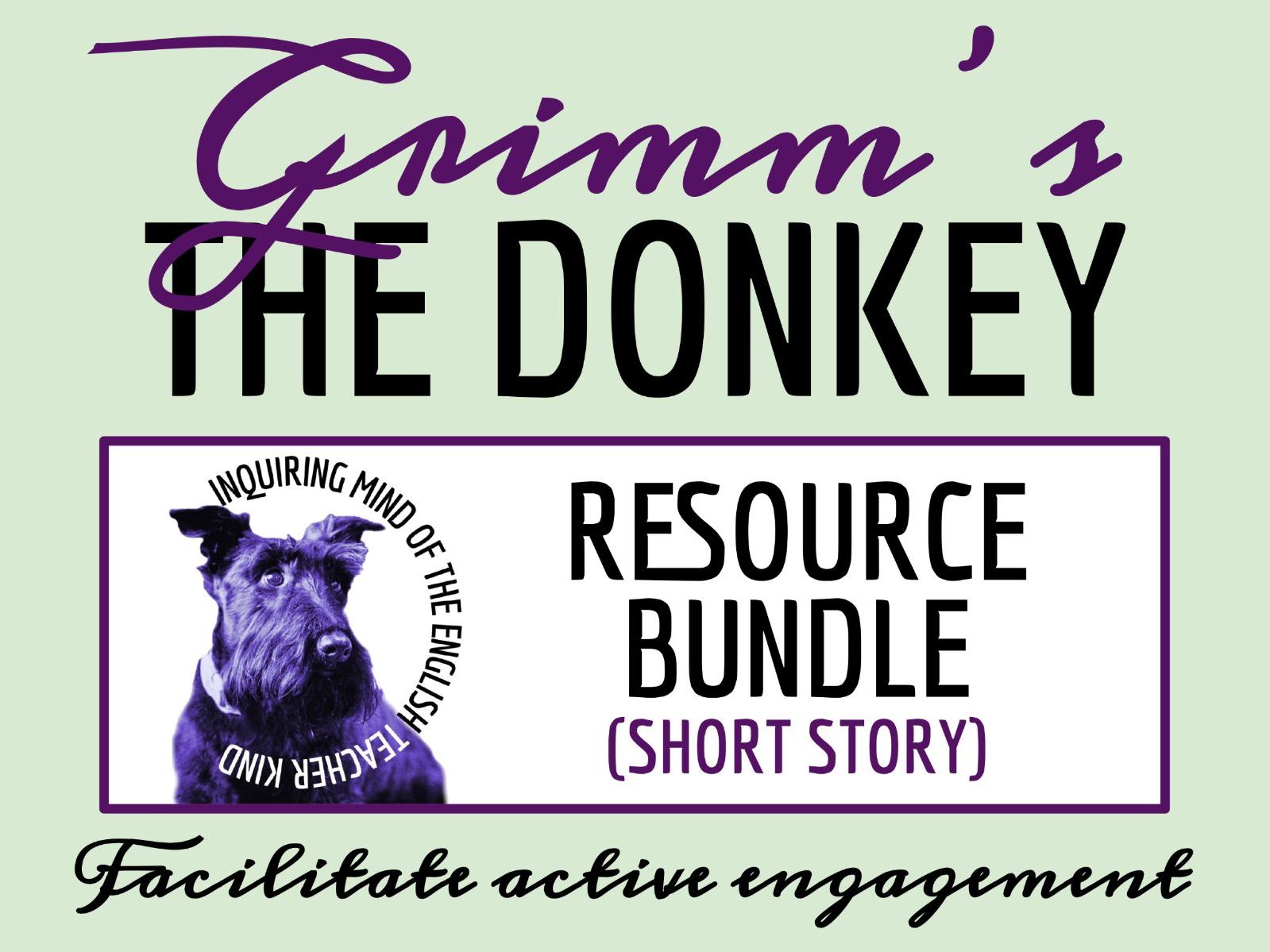 "The Donkey" Quiz, Worksheet, and Vocabulary Games | Grimm's Fairy Tale Activities