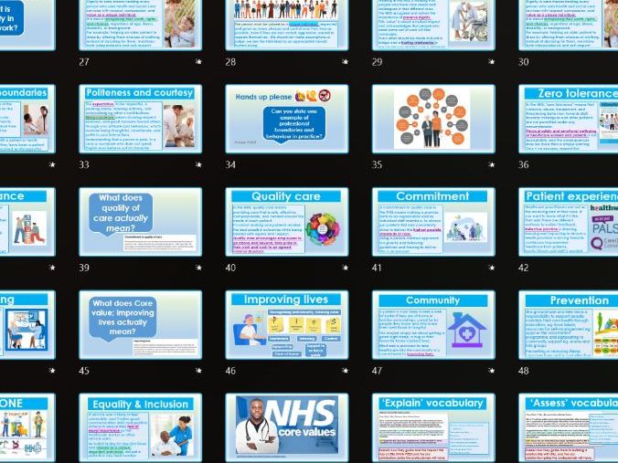 AAQ BTEC Health & Social Care Unit 3 Principles A1 Values essential for HSC