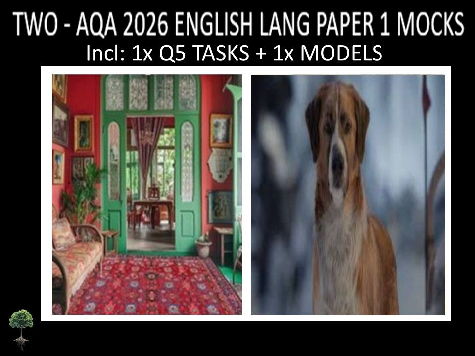 TWO - AQA PAPER 1 | 2026 FULL MOCKS | Q5 TASKS | MODELS