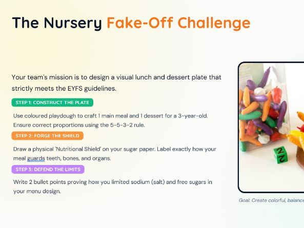 The Great British Fake Off OCR CNAT Child Development
