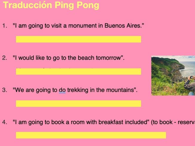 Conti style intro to Spanish lessons