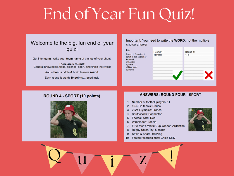 2026 End of Year Quiz!