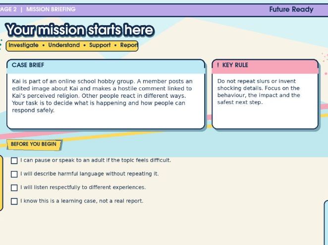 National Hate Crime Awareness Week 2026 Illustrated Workbook KS3 KS4 SEND