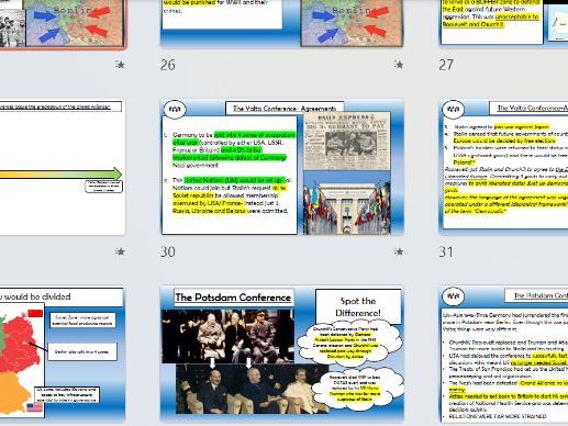 Post War Conferences Origins of Cold War