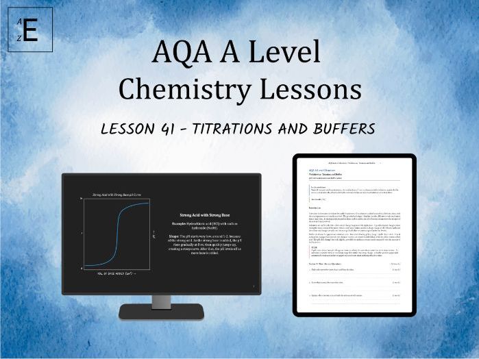 AQA A Level Chemistry Lesson 41 - Titrations and Buffers