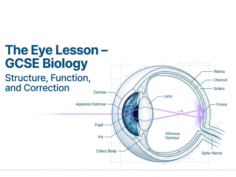 The Eye Lesson – GCSE Biology | Structure, Vision & Accommodation